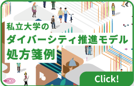 私立大学のダイバーシティ推進モデル処方箋例